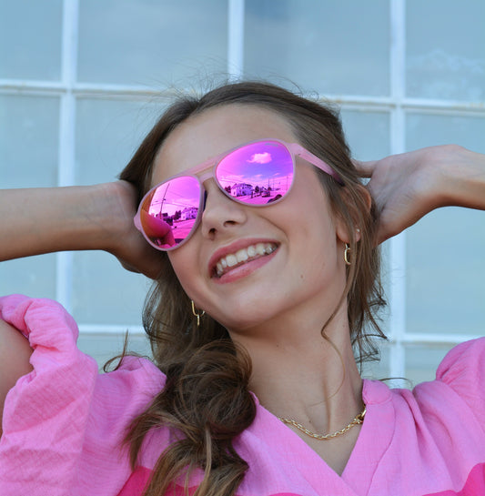 Barbie Pink Polarized Sunglasses - My Dream Flying Companion