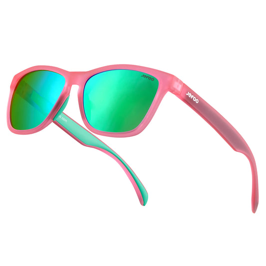 Cute Running Square Sunglasses · Raspberry Crush JF219