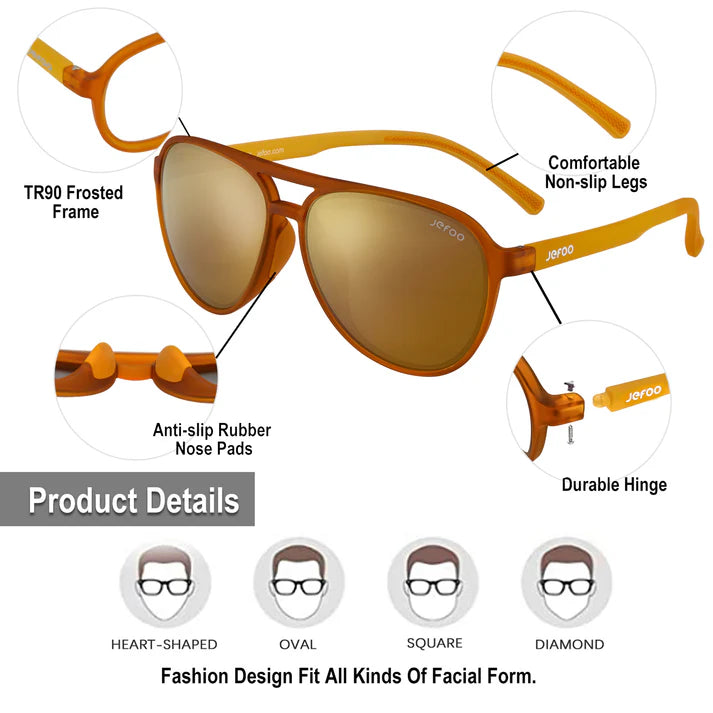 Advantages-of-JEFOO-Fashionable-Aviator-Sunglasses-Yellow-Amber-JF119