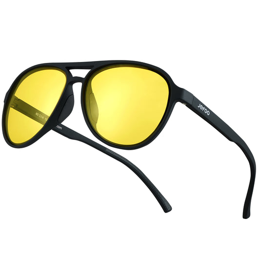 Aviator Night Vision Sunglasses For Driving · Night Focus JF119