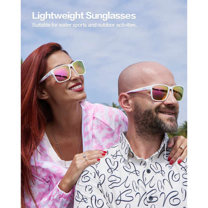 Couple-Wearing-Cute-Fishing-Sunglasses-Pearl-Pink