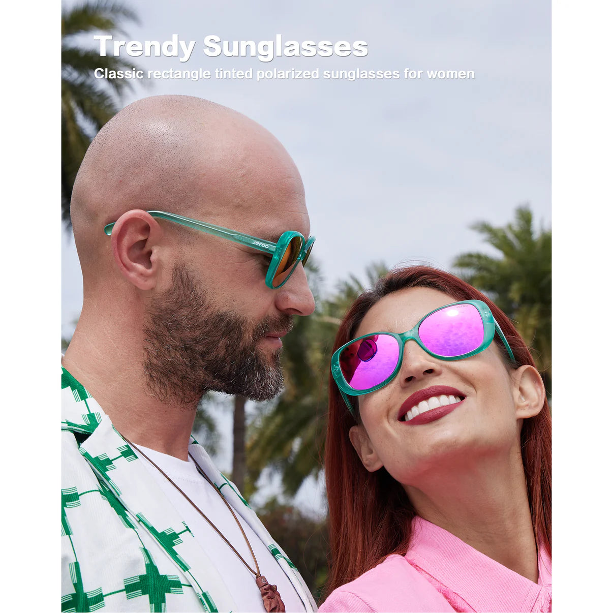 Couple-Wearing-Sports-Square-Sunglasses-Crystal-Mint-JF179