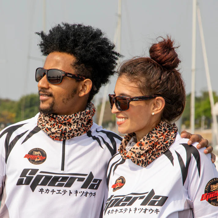 Couple-Wearing-Water-Sports-Floating-Sunglasses-Brown-JF129
