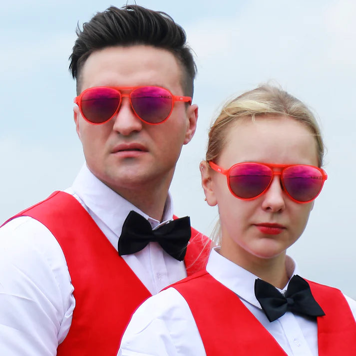 Couple-Wearing-Women-Aviator-Sunglasses-Red-JF119