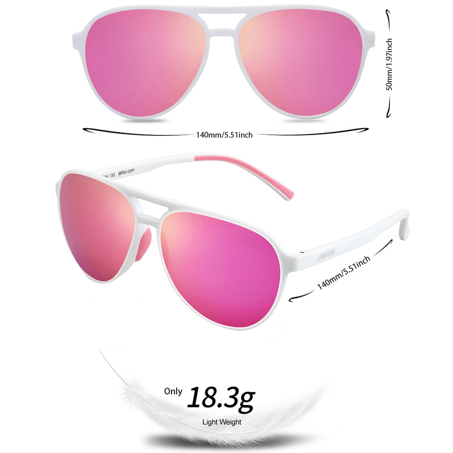 Elegant-Aviator-Sunglasses-Flamingo-Pink-JF119