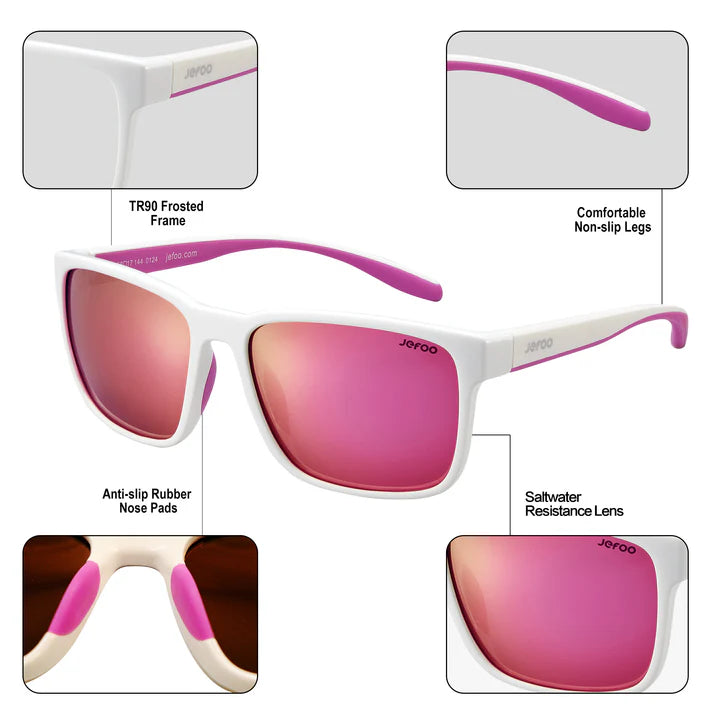 JEFOO-Cute-Fishing-Sunglasses-Pearl-Pink-JF139
