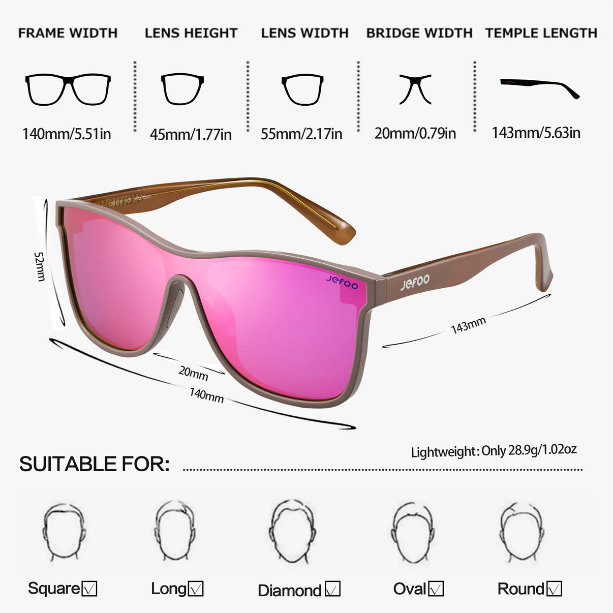 JEFOO-Cute-One-Lens-Sunglasses-Aurora-Pink-JF189