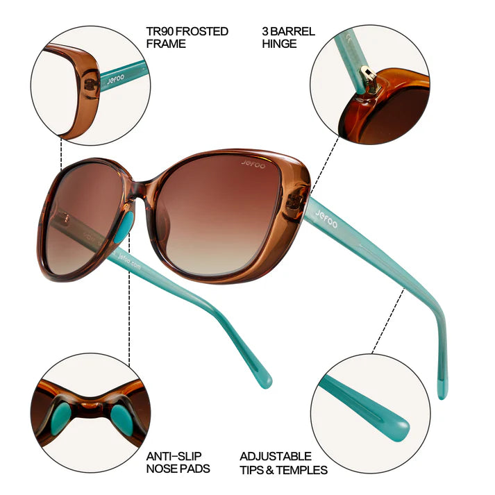 JEFOO-Trendy-Square-Sunglasses-Gradient-Brown