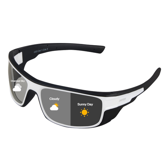 Photochromic Polarized Fishing Sunglasses · White Sailor JF229