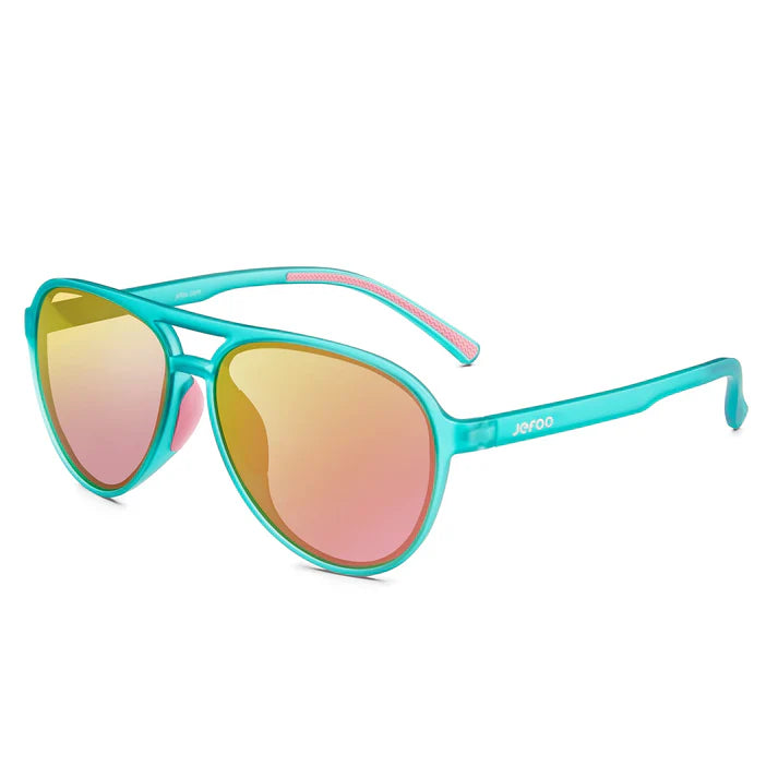 Polarized Aviator Sunglasses Mint Green