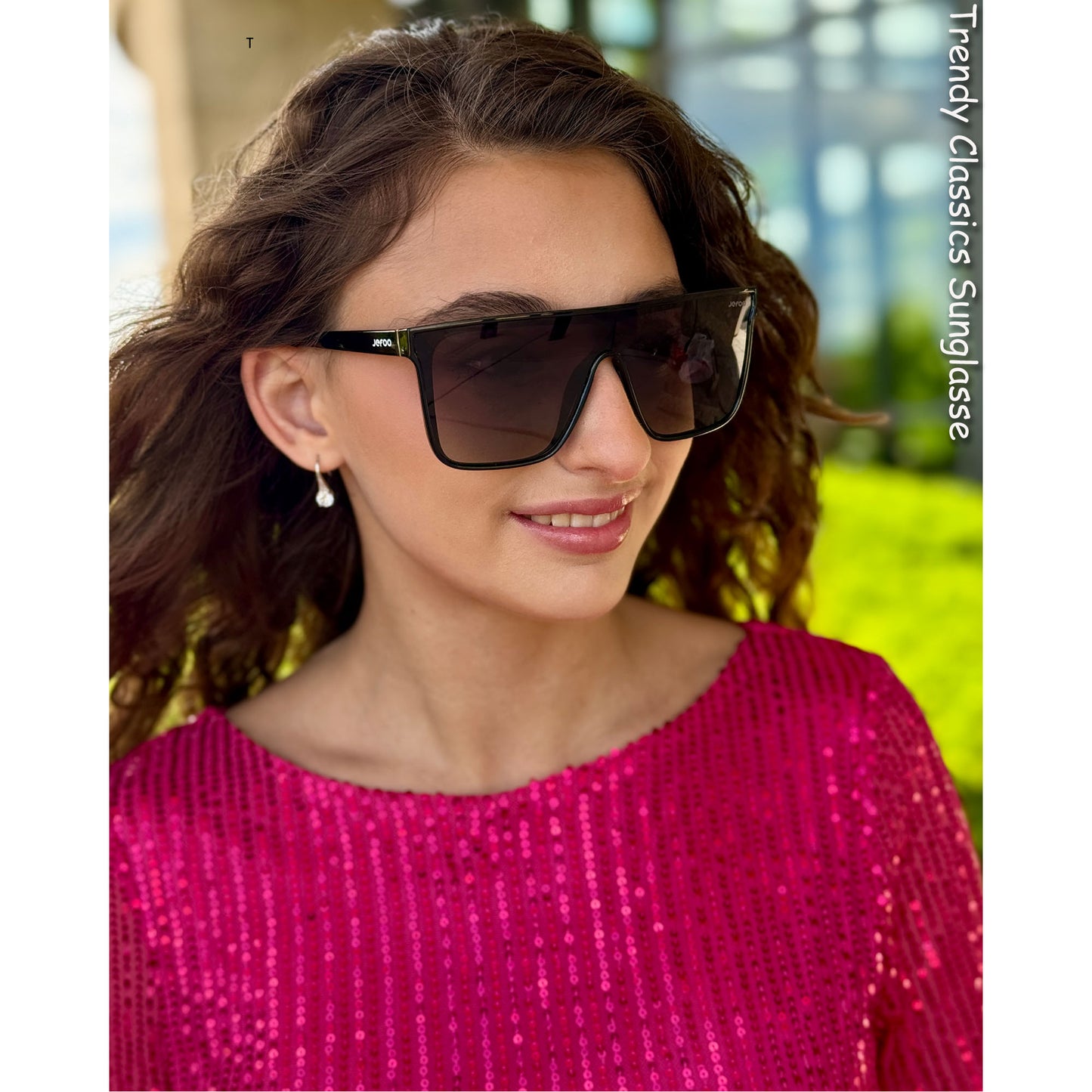 Polarized Square Sunglasses for Women Men